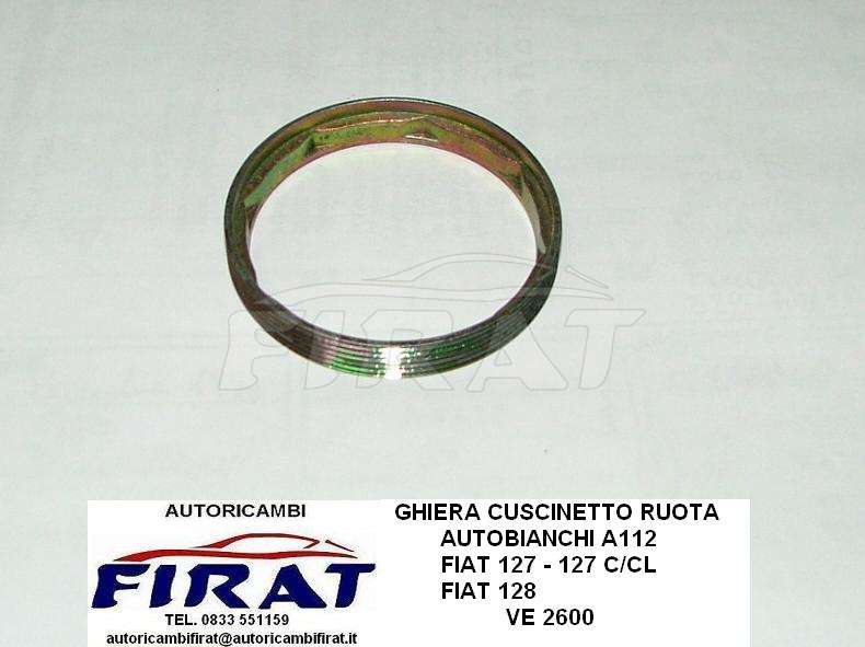 GHIERA CUSCINETTO RUOTA A112 - 127 - 128